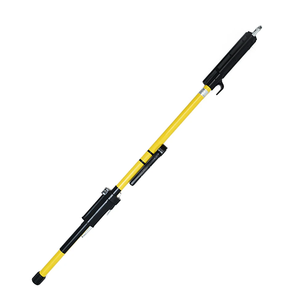 Low Price High Quality Fiberglass Telescopic Shotgun Hot Stick 10KV/35KV/110KV Voltage ISO9001:2008 Certified Yellow Industrial