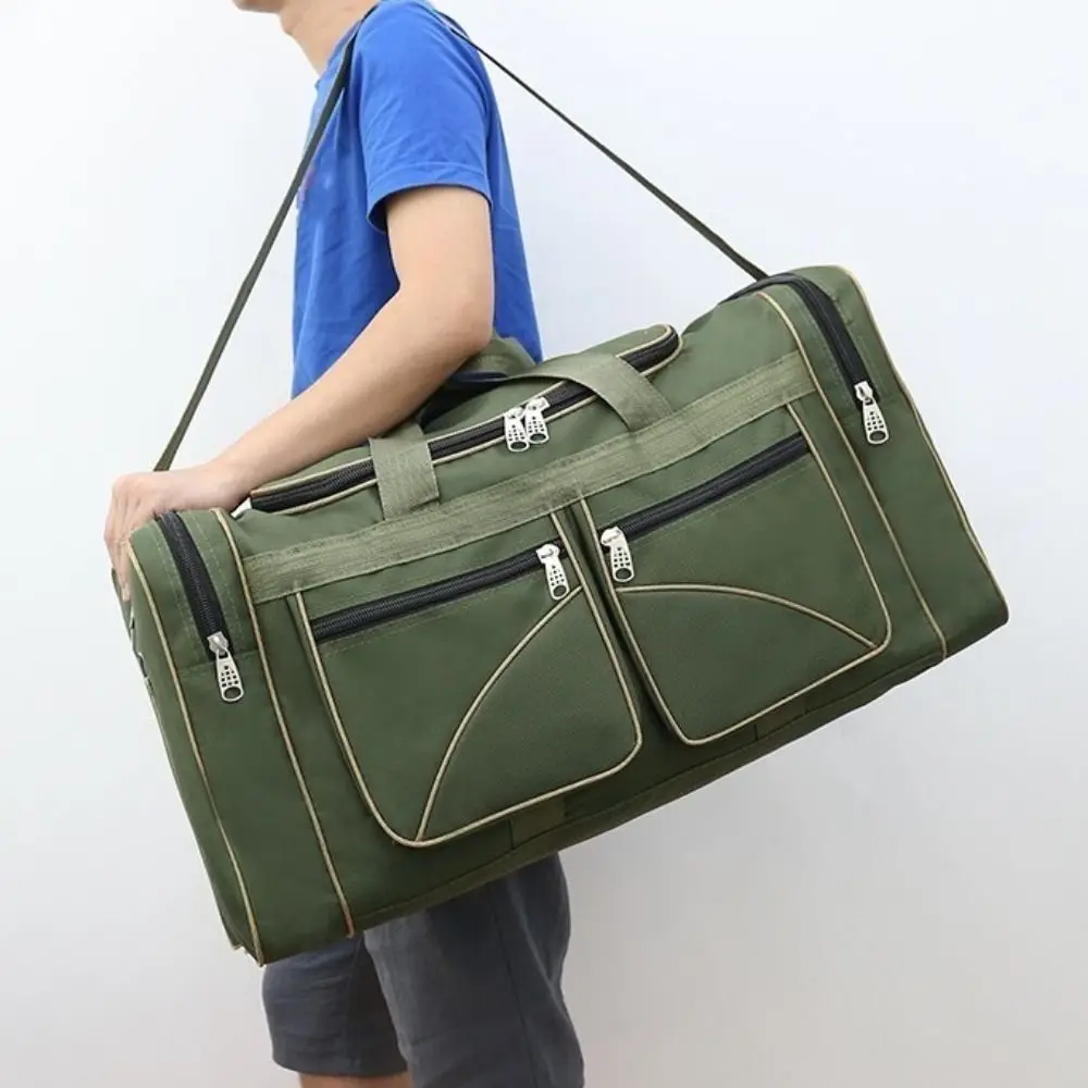 

Large Capacity Travel Duffel Bag Waterproof Durable Large Travel Bag Multi-pocket Oxford Cloth Storage Bag Gym Workouts