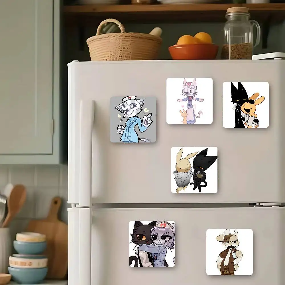 A-Animal Hospital Anomaly Refrigerator Magnet Creative Kitchen Home Decoration Soft Magnetic Decor Festival Gift Multi Scene Use
