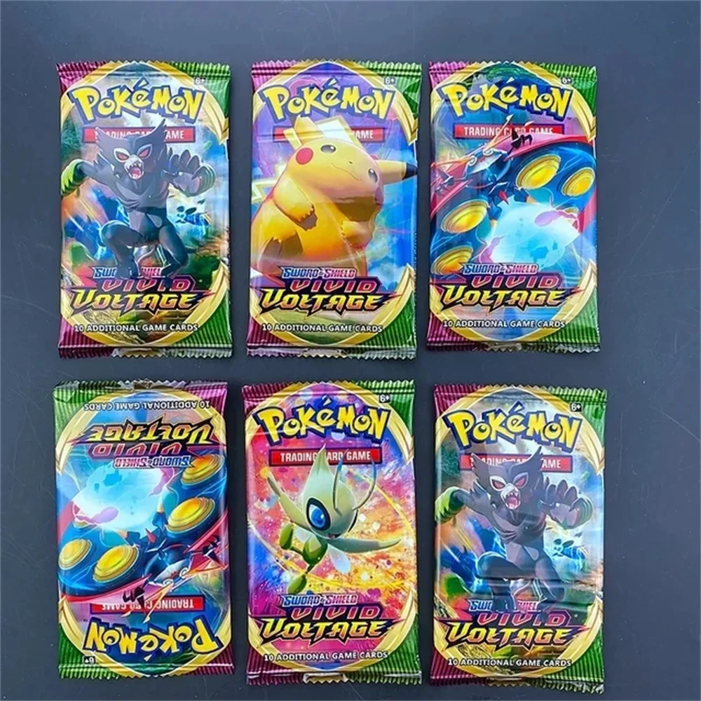 Tarjetas de Pokémon GX Tag Team Vmax EX Mega Energy Shining, juego de cartas coleccionables para niños, 1/2 bolsas