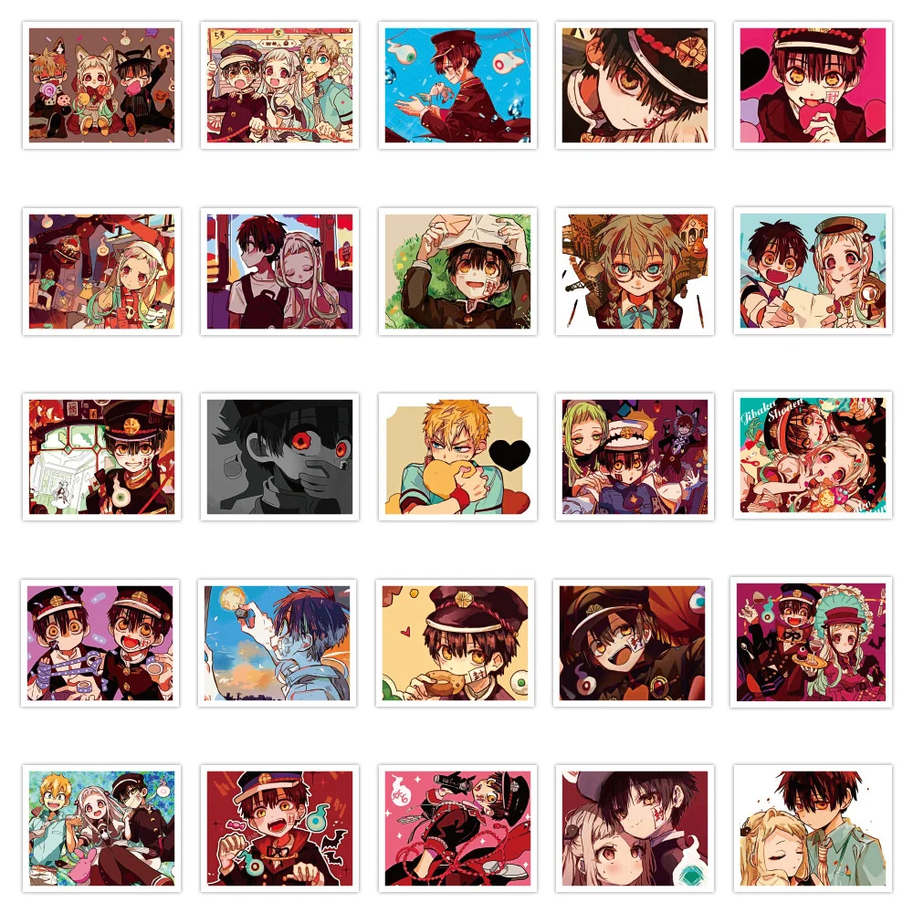 10/30/50PCS Anime Toilet-bound Hanako-kun Sticker For Luggage Laptop iPad Skateboard Notebook Phone Sticker Wholesale