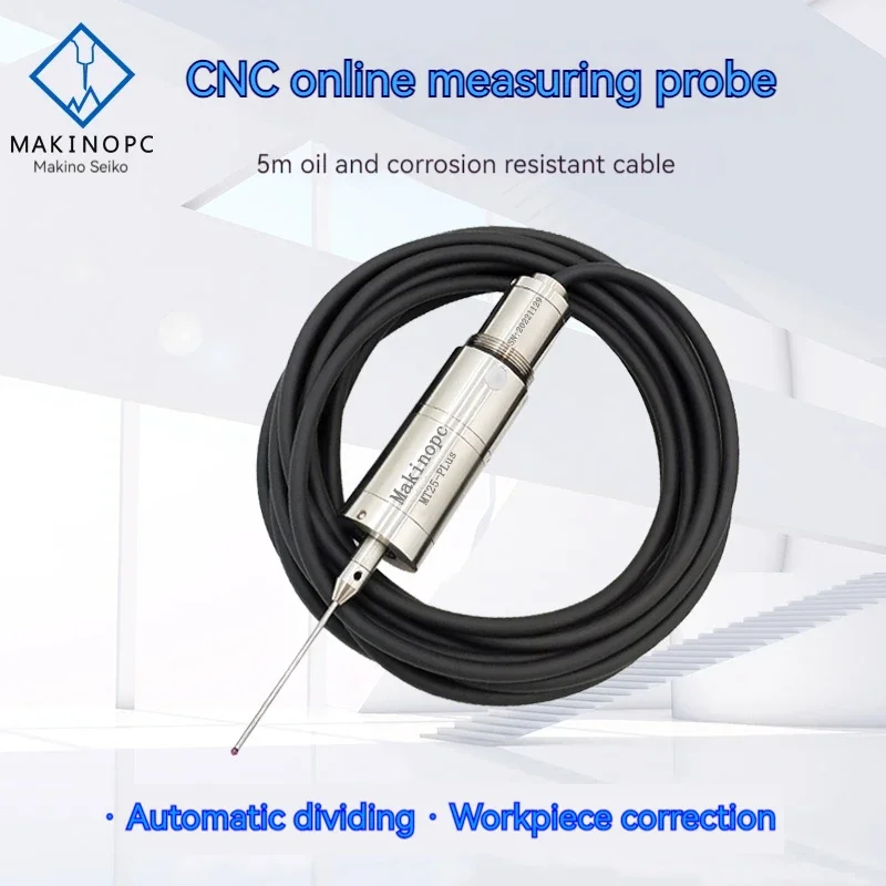 MT25-Plus 304 Проводной зонд из нержавеющей стали IP68 Датчик XYZ Длина 81 мм Точность 0,001 мм с кабелем 1 м для центров обработки с ЧПУ