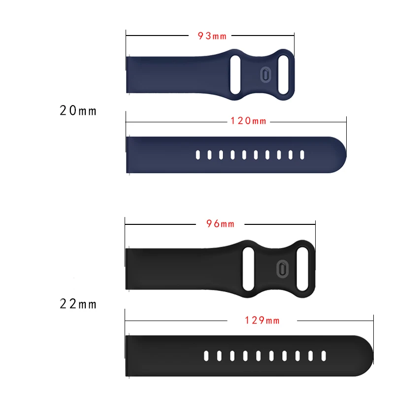 Official Strap for Amazfit Active Strap 20mm Accessories Original Man Bracelet for Amazfit GTR Mini Amazfit Bip3 Bip3 Pro 20mm