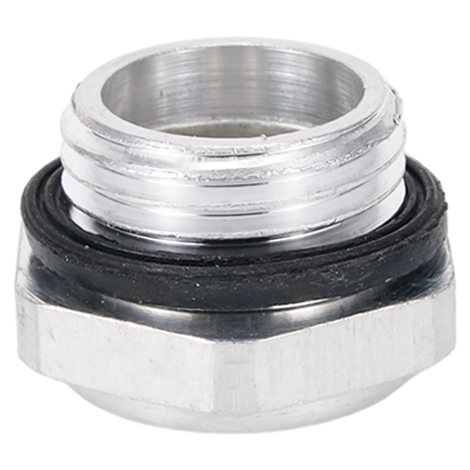 Tempered Glass Oil Level Gauge with 1/2 NPT Thread and Aluminum Body for CNC Machines Air Compressors Hydraulic Press Equipment