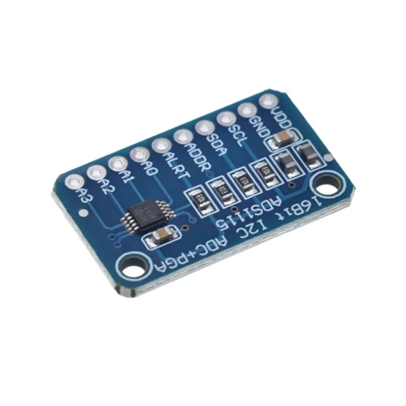 1 - 10 SZT. ADS1115 Moduł Przetwornika Analogowo-Cyfrowego ADC z Programowalnym Wzmacniaczem Wzmacniającym 16 Bit I2C 2.0V Do 5.5V dla Arduino RP — zdjęcie produktu 5