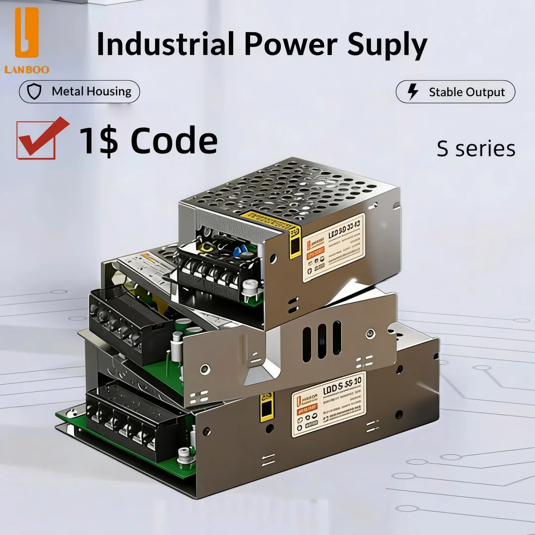 

LBD-S 220V to 12V/24V Converter Universal Regulated LED Power Supply Regulated Switch Advertising Outdoor Modification