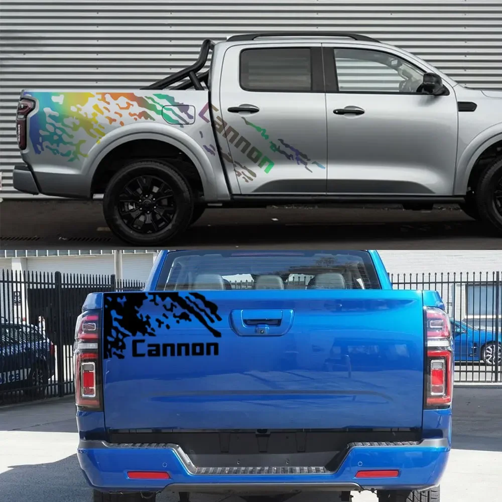 Pickup Body Side Stickers For Great Wall GWM UTE Cannon L X Truck Splash Grunge Decor Decals Vinyl Film Covers Auto Accessories