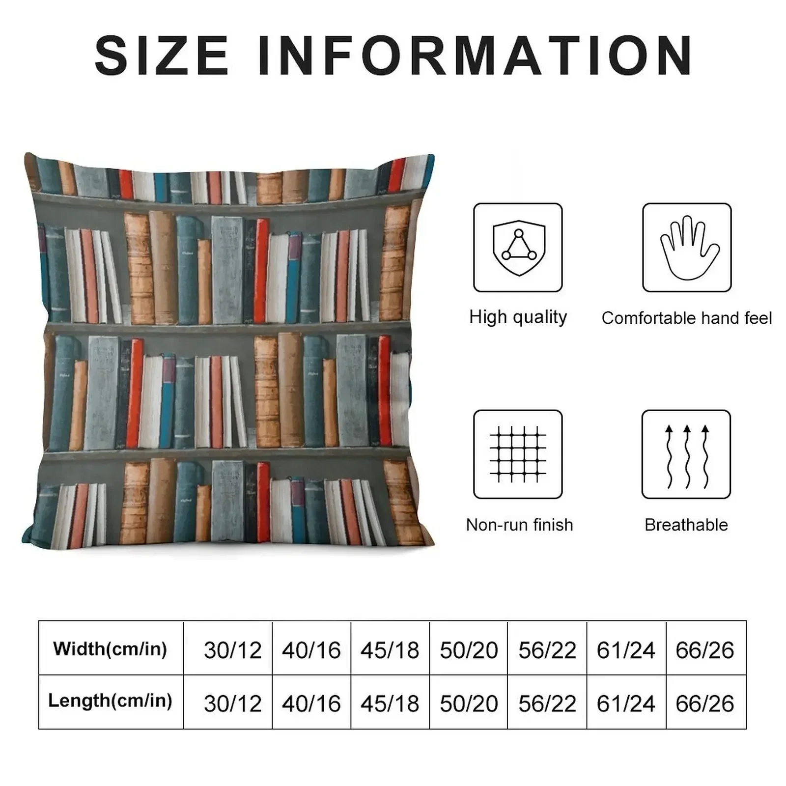 Bookcase. Bookworm. Throw Pillow Pillowcases For Pillows pillow cover christmas Christmas Pillows Sofa Decorative Covers pillow