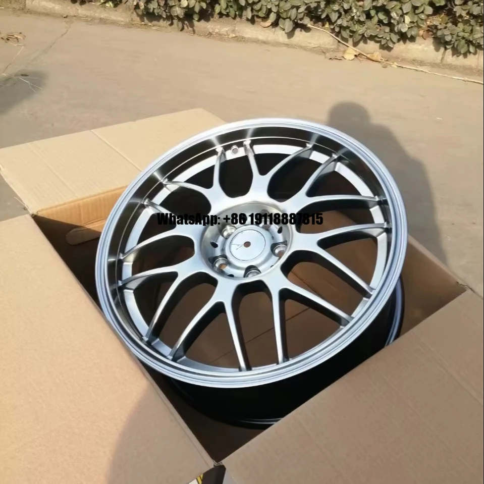

Aluminum Wheel Rim Hub New Chrome Finish Multi Spoke Design Alloy Passenger Car Wheels