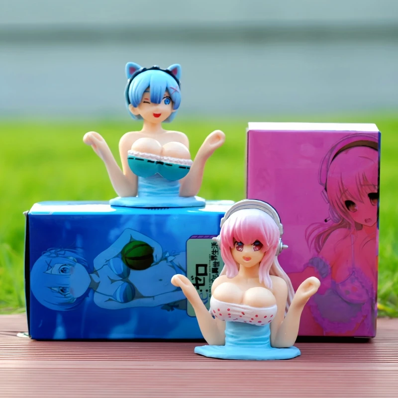 

Hot Selling Anime Characters That Can Shake Sony Models Rem Kanako Figurines High Quality Car Interior Decorations Birthday Gift