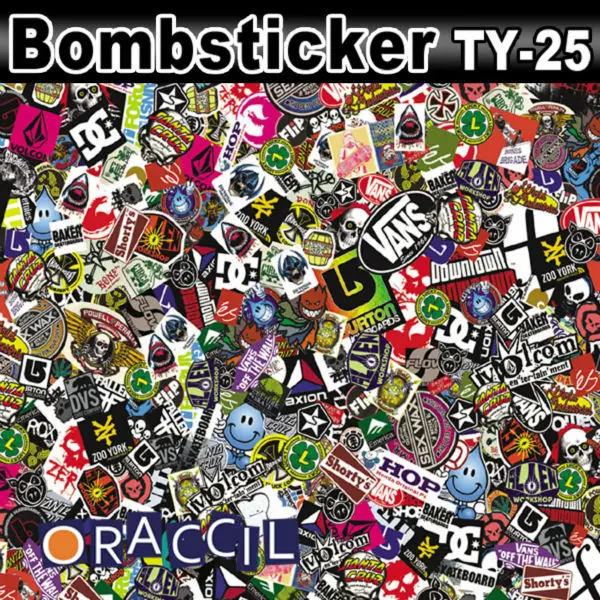 Personalized Printing Car Decorative Wrap Graffiti Vinyl Film Sticker Bomb Auto Body Sticker