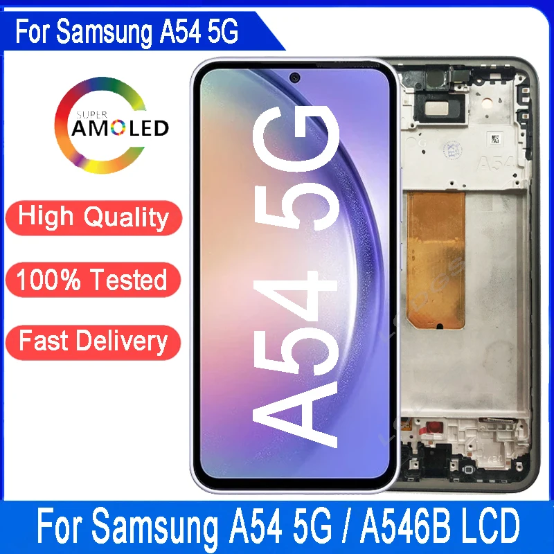 Ecran-tactile-super-amoled-64''-pour-samsung-a54-5g-lcd-a546u-a546b-a5460-numeriseur-d'ecran-pour-samsung-a546-lcd