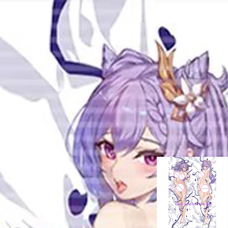 

Dakimakura Anime Keqing Double-sided Pillow Cover Print Life-size body pillows cover Adult pillowcase 2024