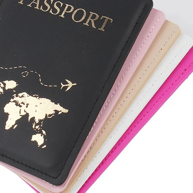 Traveling Accessories Fashion Soft Leather Passport Cover Waterproof Thin Slim Passport Holder Cards Money Organizer Wallet Gift