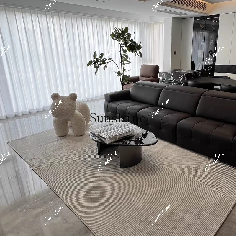 Microcrystalline stone coffee table special-shaped living room household small apartment light luxury high-end creative design