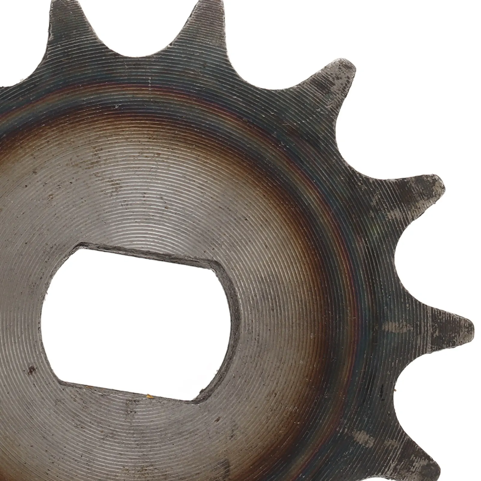 428 16T 20mm ضرس الكربون الصلب 14T 12X17mm H ثقب ضرس الكربون الصلب للمحرك #6