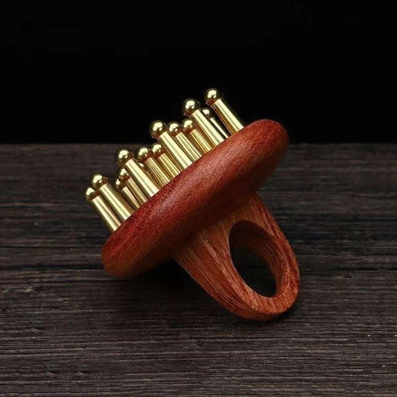 رئيس خطوط الطول تدليك مشط النحاس خشب الصندل خطوط الطول غرامة الأسنان مشط الإبرة غواشا تدليك فروة الرأس فرشاة الاسترخاء مدلك الجسم