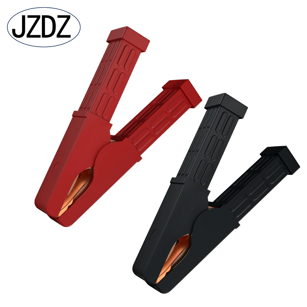 JZDZ 2PCS Heavy Duty Alligator Clips Pure Copper Power Replacement Battery  Jumper Cable Clamps Welder Clips for Car  J60061