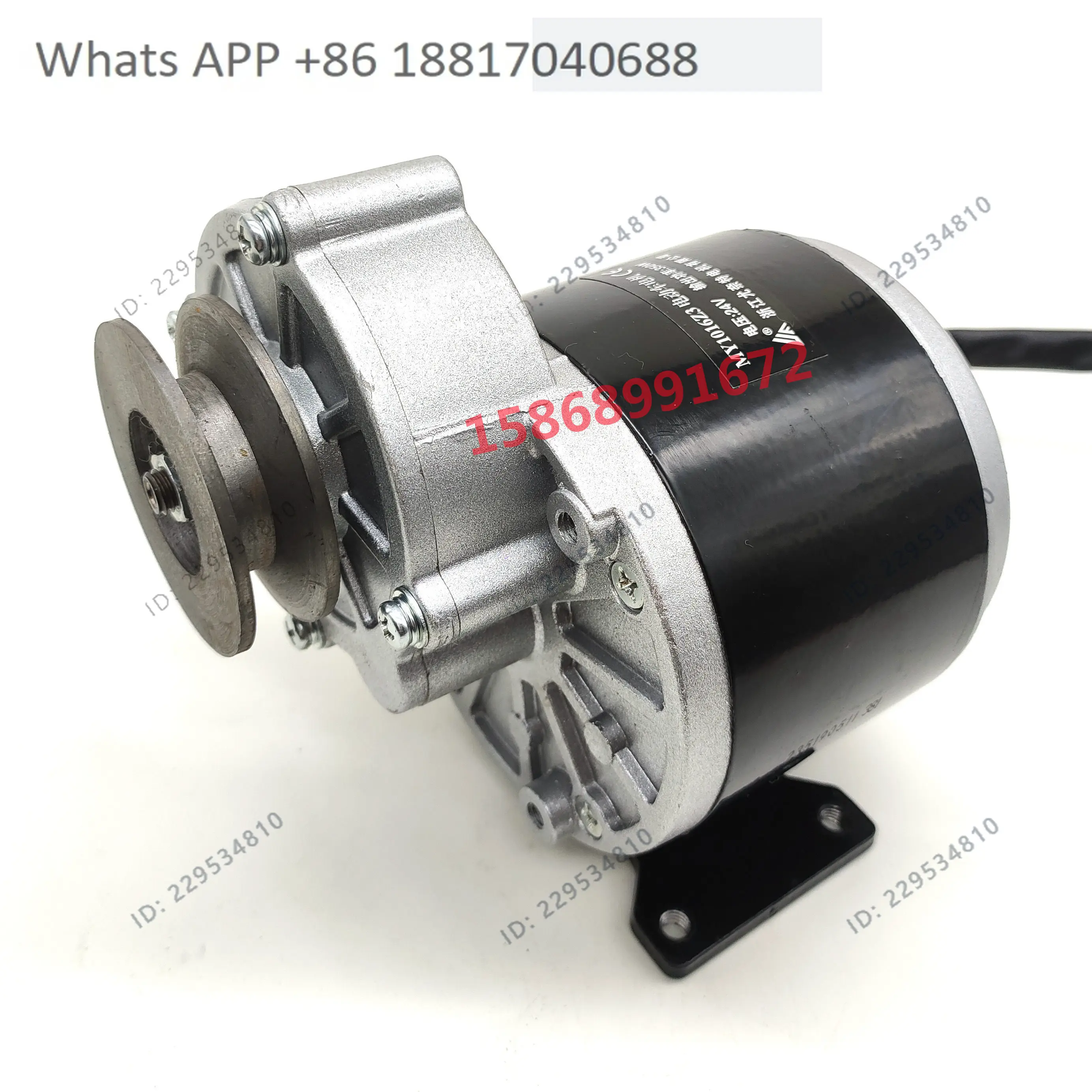 250W350W24VMY1016Z2 Unitemotor DC редукторный коллекторный двигатель с шкивом для аттракционов