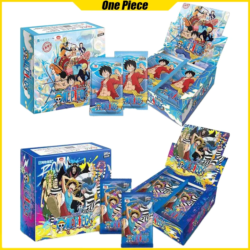 QQCX Vol.6 One Piece Cards The Fish Men Island ‌Marineford War Anime Collection Card Mistery Box Game Toy Birthday Gifts for Kid