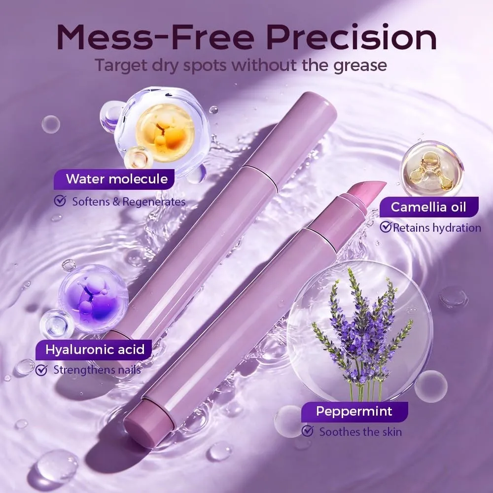 New 2-in-1 Nail Art Pen Essence Brush Moisturize Formula Cuticle Pusher Pen Nail Care Tool Cuticle Oil Pen Damaged Nails