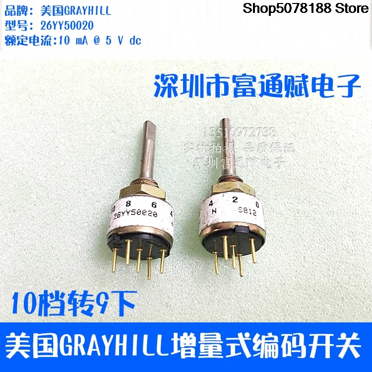 GRAYHILL Incremental coding switch 26YY50020 Mechanical rotary encoder 10 bits