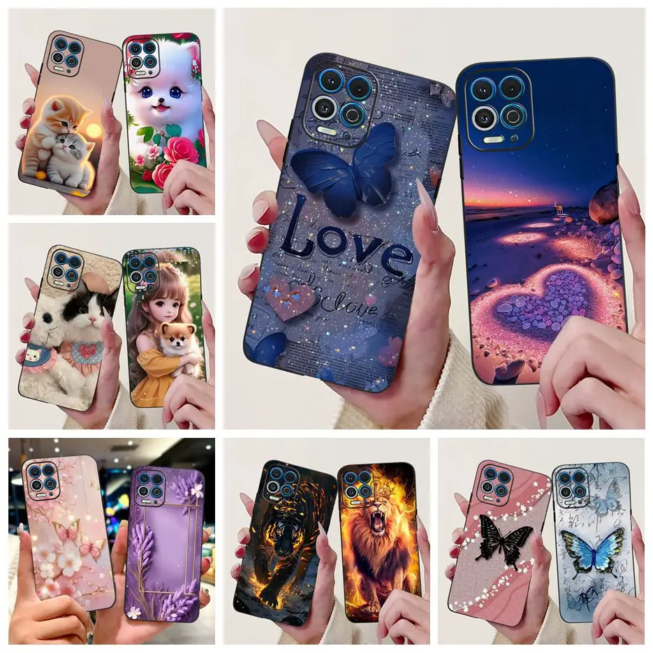 Para Motorola Moto G100 funda XT2125-4 funda pintada de lujo a la moda para Motorola Edge S EdgeS G100 funda de teléfono MotoG100 Fundas suaves