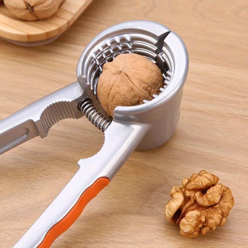 Stainless Steel Nut Sheller - Multifunctional Chestnut, Walnut and Hazelnut Sheller for Easy Shelling Essential Kitchen Gadgets