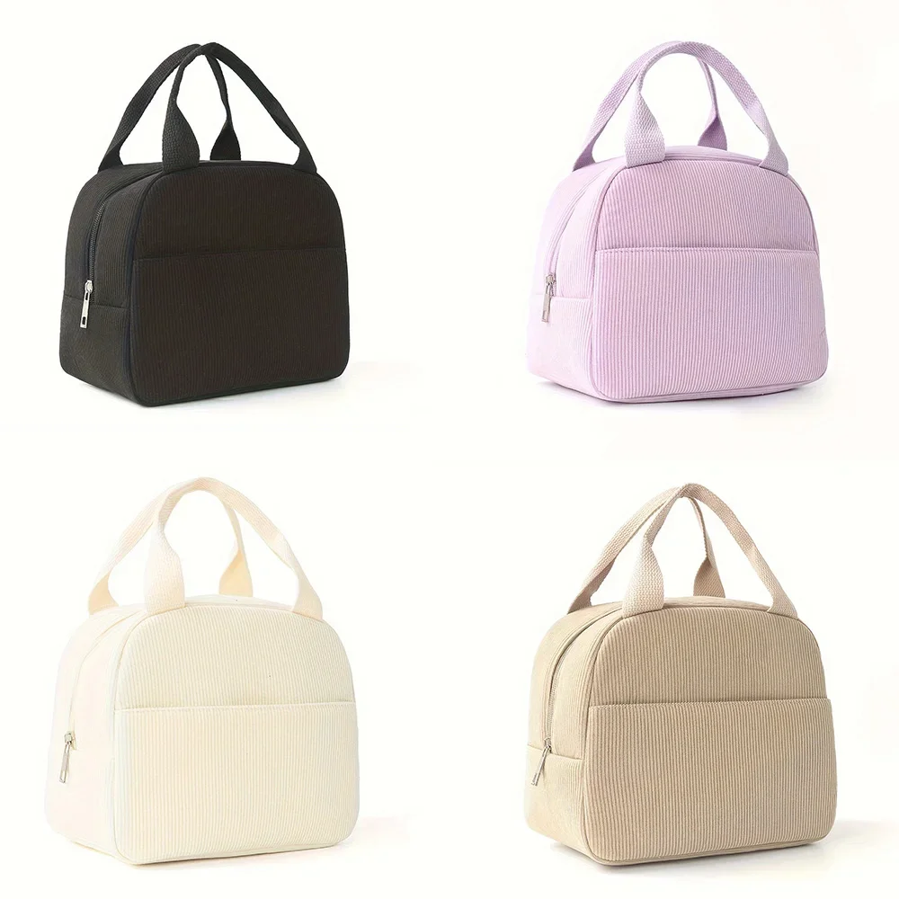 قابلة لإعادة الاستخدام سروال قصير حقيبة الغداء المطبوعة الغذاء حقائب المحمولة حقيبة حفظ الطعام الحرارية مقاوم للماء مكتب برودة الجليد معزول