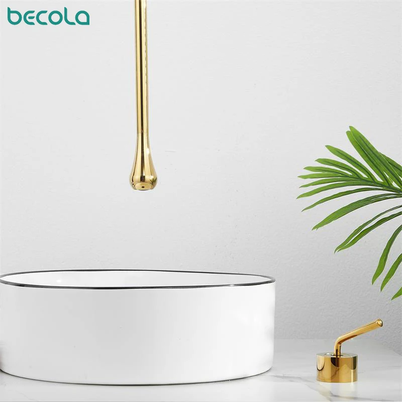 

Becola Ceiling Type Faucet Concealed Wall Mounted Basin Faucet Bathroom sink faucet All copper Tap Integrated cold and hot water