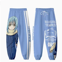 Anime That Time I Got Reincarnated As A Slime Rimuru Tempest Cosplay Costumes 3D Print Joggers Pants Men/Women Casual Trousers