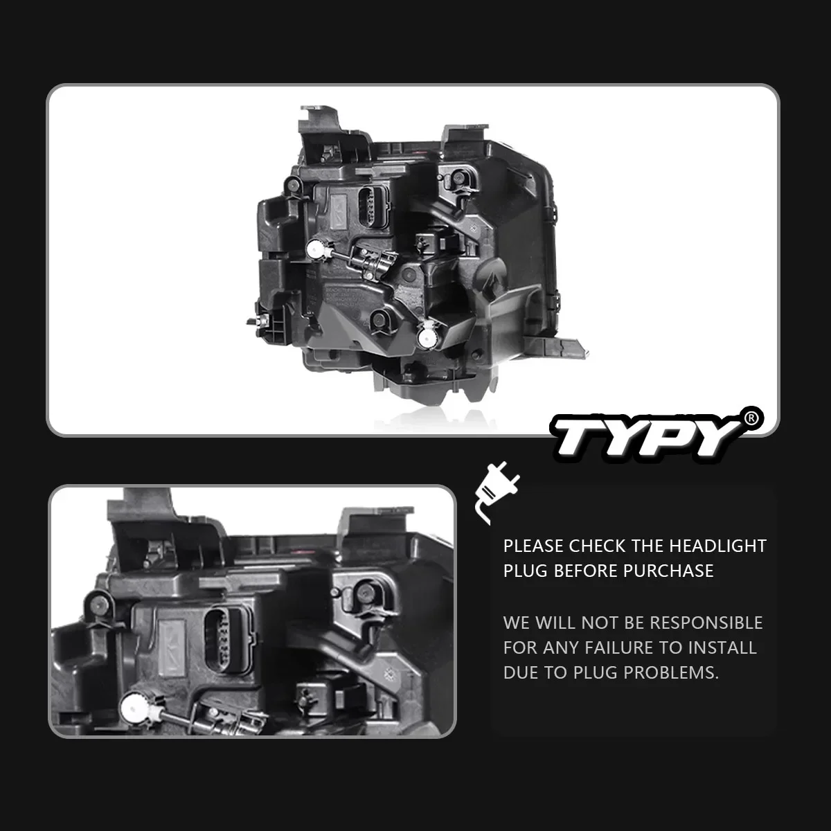 

Автомобильная фара для Jetour Traveler T2 2023-2025, обновленная, модифицированная для нового DRL, динамический указатель поворота, светодиодная фара, автоаксессуары