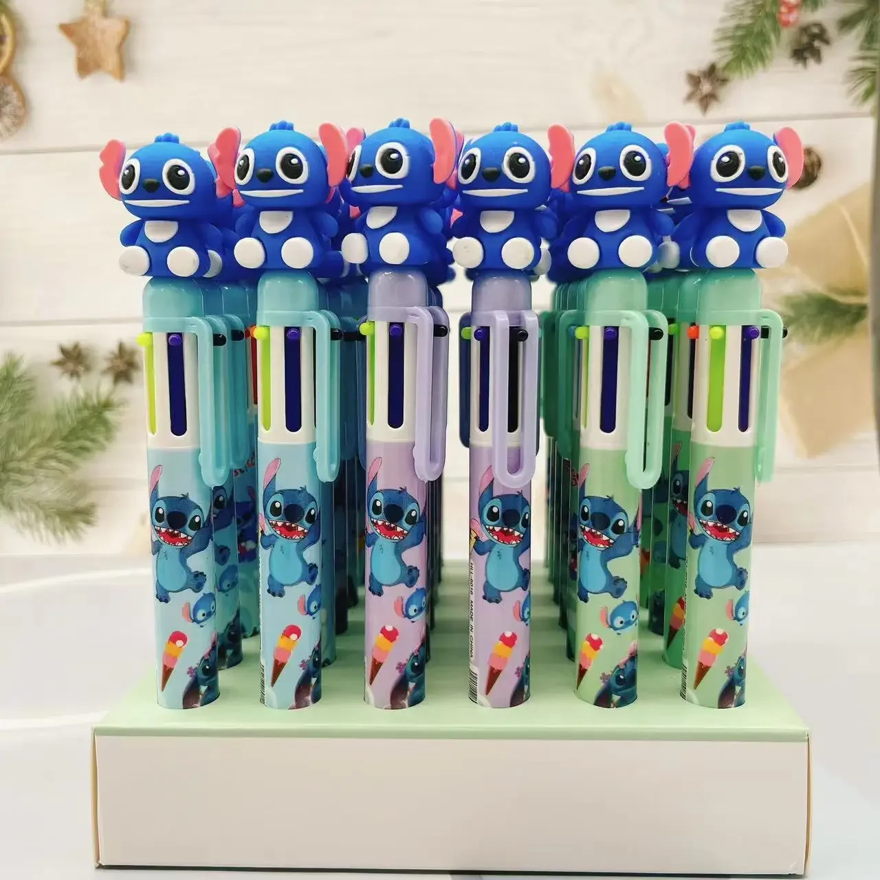 1pcs Disney stitch  Anime Cartoon Kawaii Gel Pen 0.7Mm Cute Stationary Supplies Office Pen Childern School Supplies Gift