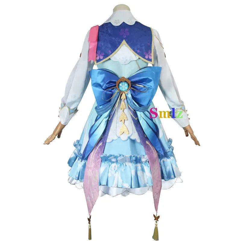 تأثير كاميساتو أياكا تأثيري فونتين سبرينغ بلوم ميسيف لوليتا فستان تأثيري حلي شعر مستعار الزي أياكا الجلد زي