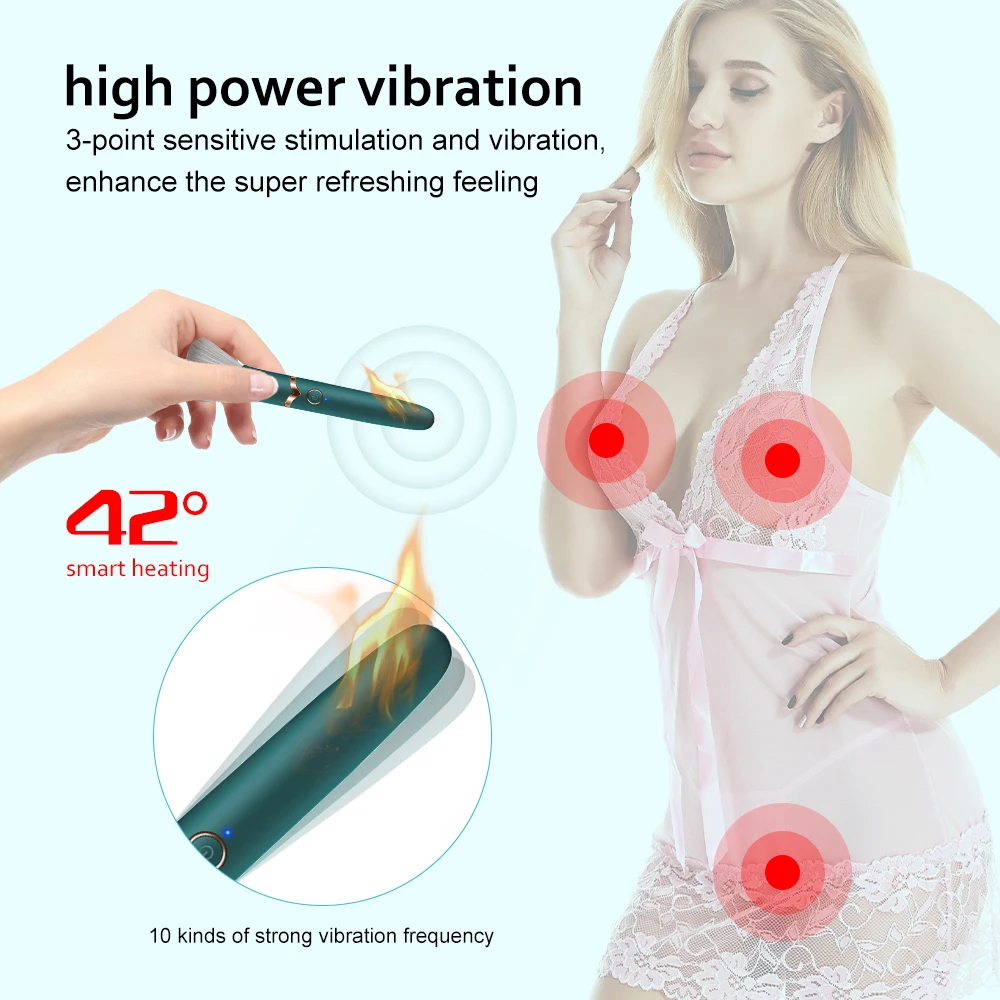 Bullet Vibrator Sex Toy Women 10 Speed Discreet Sex Toy Mini Lipstick Vibrator Waterproof Electric Make Up Brush Dildo Vibrator