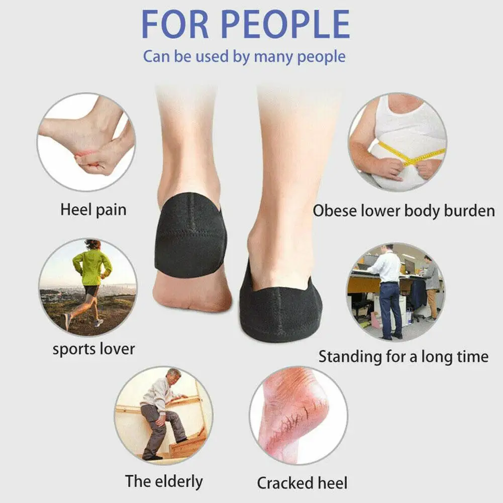 Plantar Fasciitis Heel Socks For Achilles Tendonitis Calluses Spurs Dry Cracked Feet Heel Pain Relief Treatment Gel Heel Pa K7F4