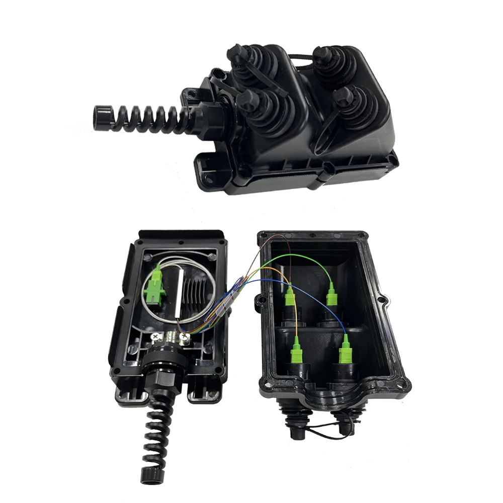 4-портовая коробка MST Corning Opti-Tap FTTH FTTA NAP Водонепроницаемая многопортовая застежка сервисного терминала