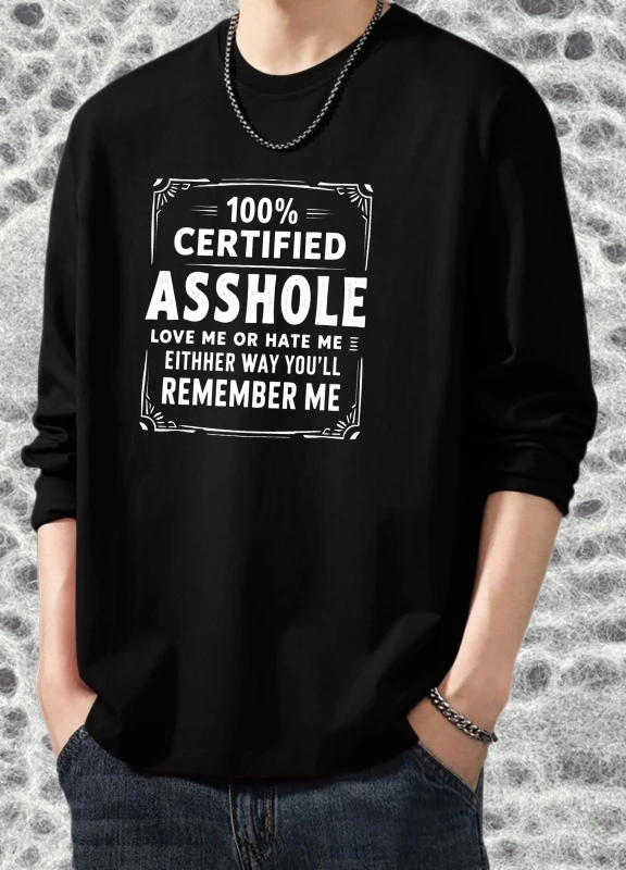 

Футболка для мужчин, осенняя готика, высокое качество, футболка с длинными рукавами и графикой, сертифицированная мужская одежда для спортзала, футболка с принтом, винтажная футболка 90-х годов