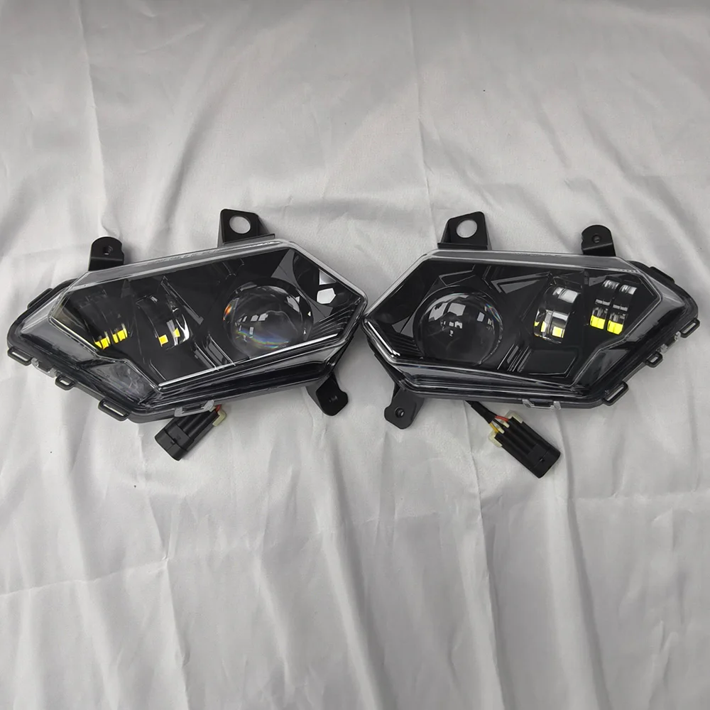 For Can-Am Maverick X3 Max R RR 4x4 Turbo Commander Max 1000R Can Am 2017-2026 LED Headlight Lamp Light Assembly DOT 710004658