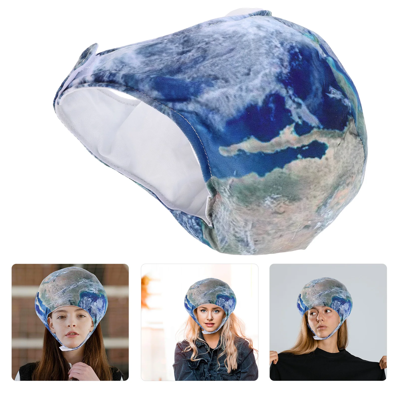 

Cartoon Planet Headgear Creative Astronomy Prop for Space Themed Parties Adults Festival Carnival Cosplay Dance Performance