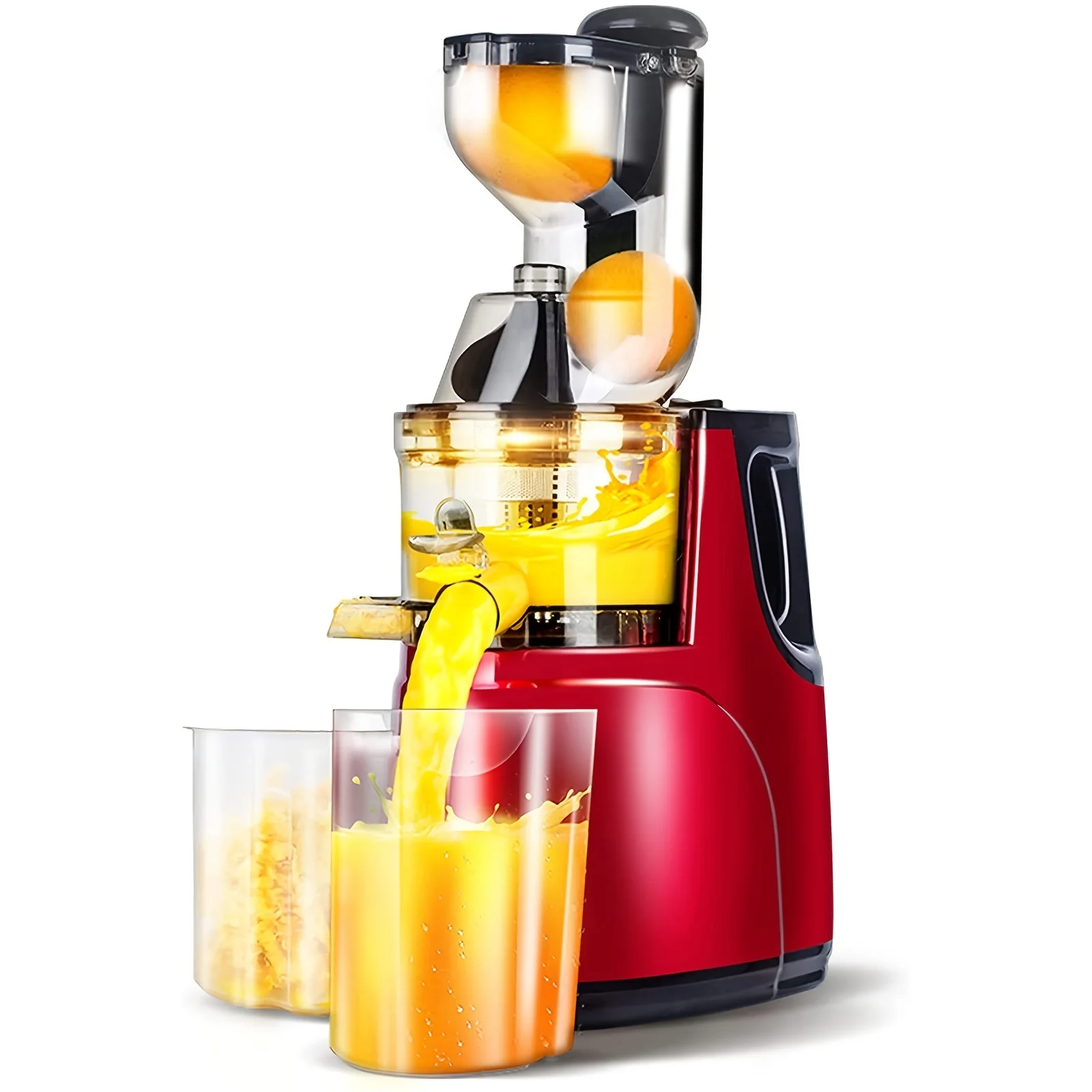 1 piece stopper slow masticating juicer cold press juicer raw juicer orange apple orange citrus