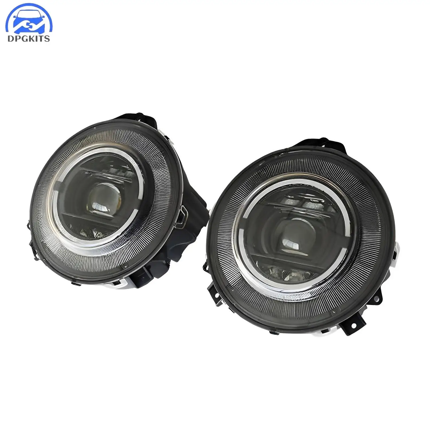 

DPGKITS 2Pcs W463 Black LED Headlights Brand New For Mercedes Benz G-class W464 Style Dynamic LED G500 G65 Car Accessories