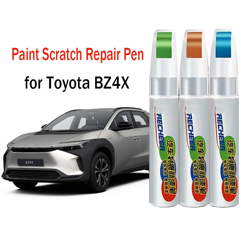 Stylo de peinture de voiture pour Toyota BZ4X, réparation des rayures, retouche, dissolvant de rayures de peinture, accessoires d'entretien de peinture de voiture