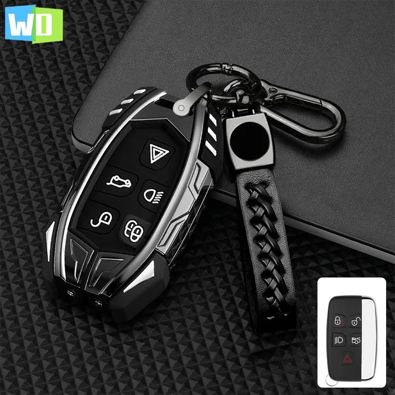 

Zinc Alloy Car Key Case Cover Shell For Land Rover A9 Range Rover Sport Evoque Freelander 2 Jaguar XE XJ XJL XF C-X16 V12 Guitar