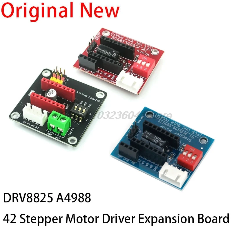 DRV8825 A4988 42 Stepper Motor Driver Controller Expansion Shield Module Expanding Board For DC Motor Drivers 3D Printer