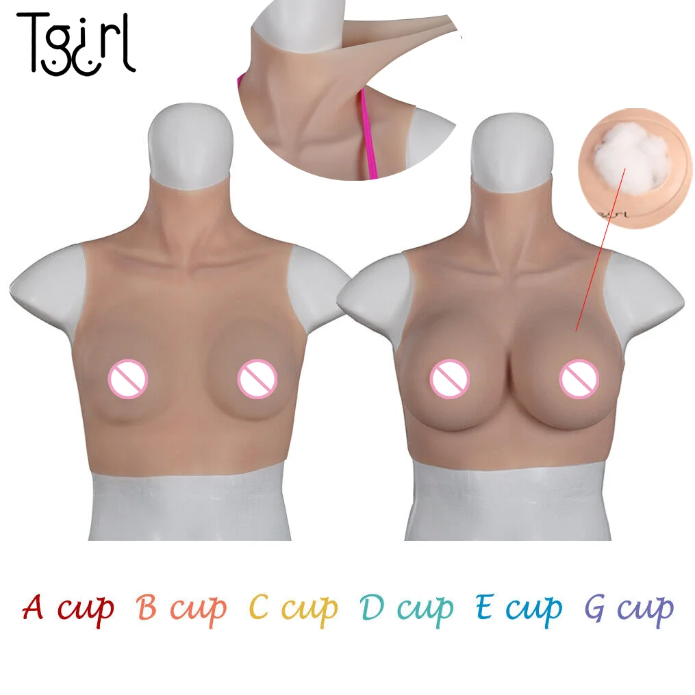 

Tgirl Fake Boobs Silicone Breast Forms A-G Cup Artificial Breast Crossdresser Drag Queen Transgender Cosplay Big Chest Costume