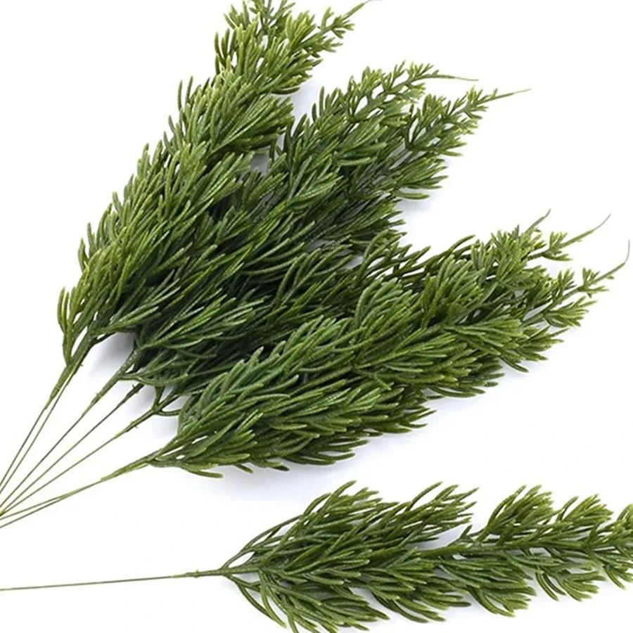 50/100 Stück künstliche Pflanze, Zuhause, Outdoor, Garten, Weihnachtsbaum, Kranz, Urlaub, Hochzeit, Brautaccessoire, Kranz, Dekoration, Ornament