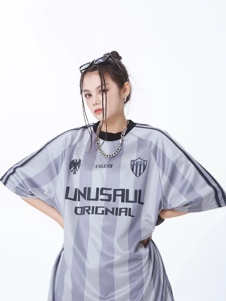 

New Hip Hop Basketball Short Sleeve Women's T-shirt 2024 Fashion Casual O-neck Striped Print Plus Size T-shirt Top Clothing