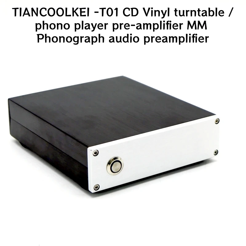 

TIANCOOLKEI -T01 CD Vinyl turntable /phono player pre-amplifier MM Phonograph audio preamplifier