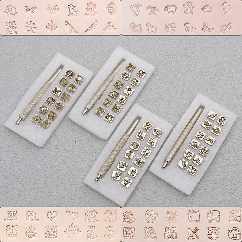 12Pcs/Lot Leather S… - image